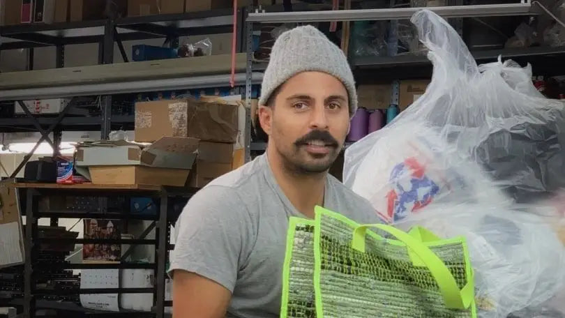 Alex DaBaugh on creating eco-friendly tote bags reusable plastic – Made ...