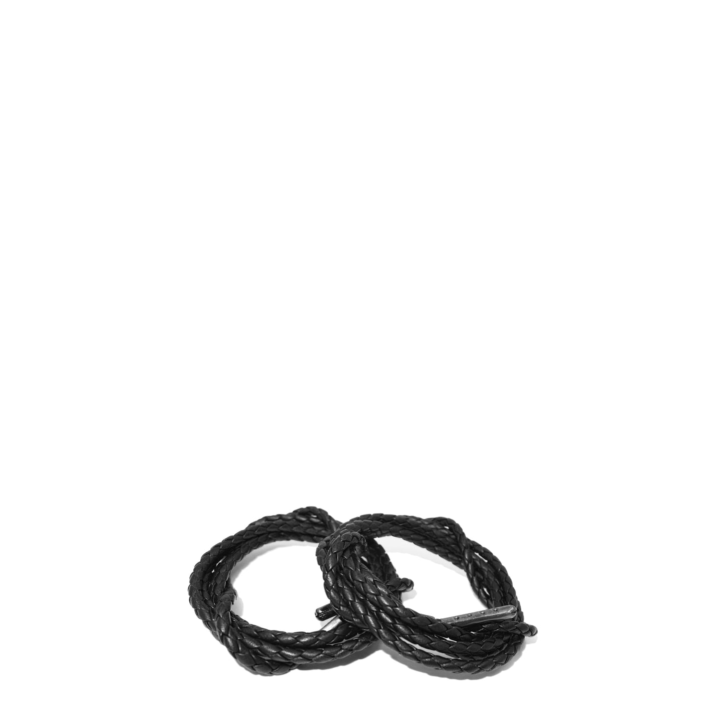 Braided Leather Shoelaces - Black (shoelaces) - Accessories Made in USA | Made By Alex