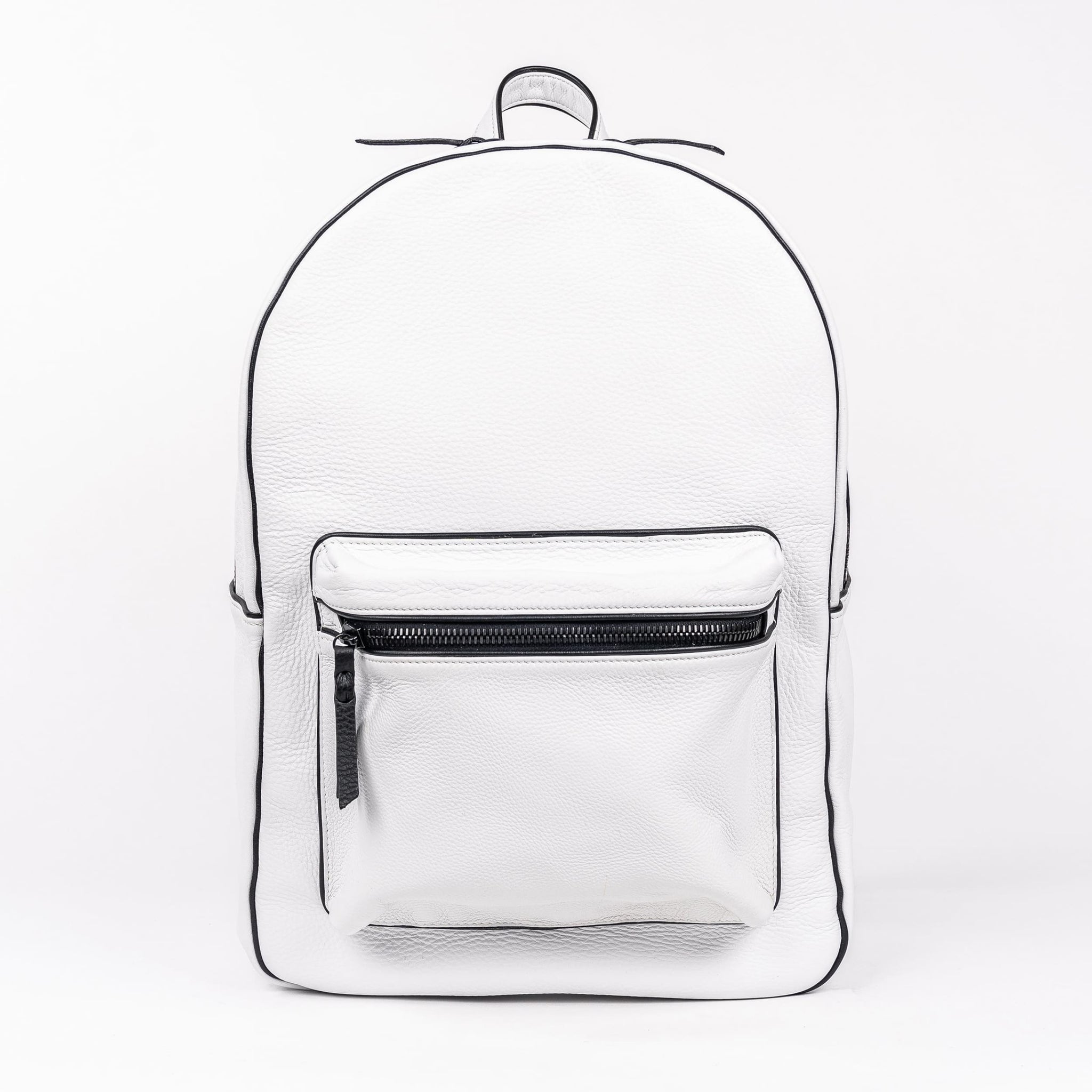 all white leather backpack Leather Backpack - Custom made Backpack