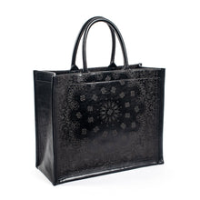 Load image into Gallery viewer, Leather Box Tote - Totes Made in USA | Made By Alex