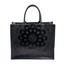 Load image into Gallery viewer, Leather Box Tote - Totes Made in USA | Made By Alex