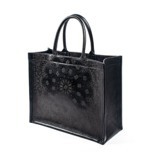 Load image into Gallery viewer, Leather Box Tote - Totes Made in USA | Made By Alex