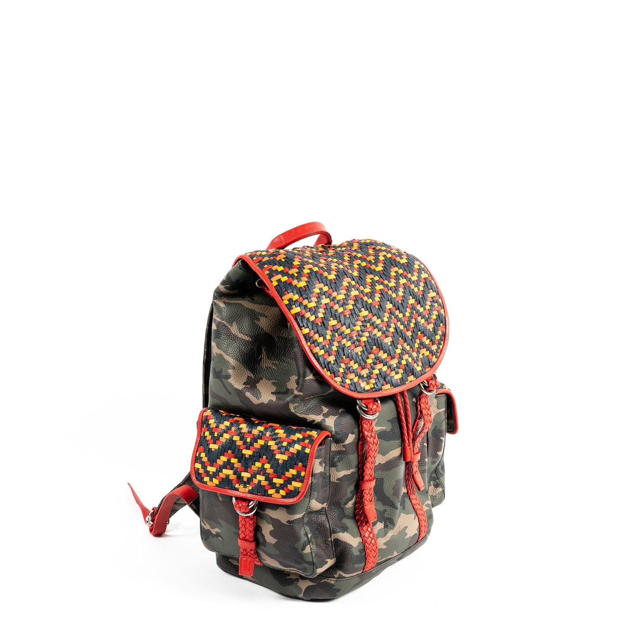 Leather Drawstring Backpack - Custom Made Backpack