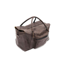 Load image into Gallery viewer, Leather Overnighter - Deep Brown (Overnighter) - Weekender and Duffle bags Made in USA | Made By Alex