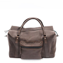 Load image into Gallery viewer, Leather Overnighter - Deep Brown (Overnighter) - Weekender and Duffle bags Made in USA | Made By Alex