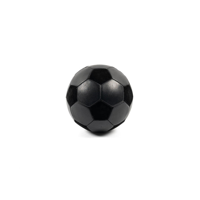 Leather Soccer Ball - Jet Black (Soccer) - Athletics Made in USA | Made By Alex