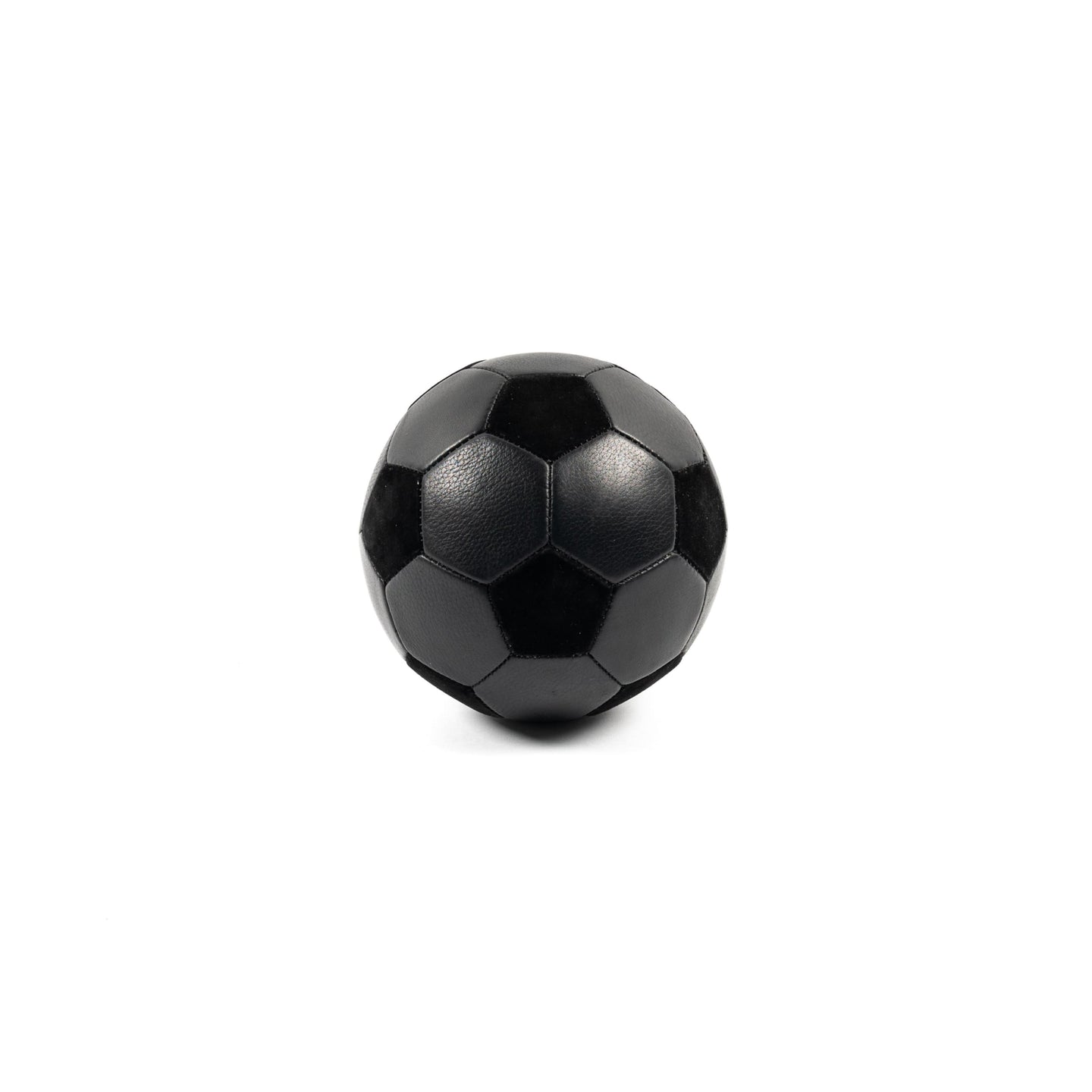 Leather Soccer Ball - Jet Black (Soccer) - Athletics Made in USA | Made By Alex