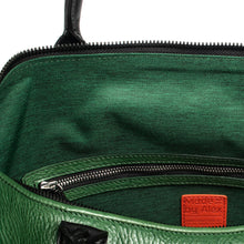 Load image into Gallery viewer, Leather Zip Top Tote - Totes Made in USA | Made By Alex