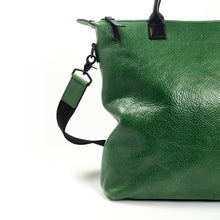 Load image into Gallery viewer, Leather Zip Top Tote - Totes Made in USA | Made By Alex