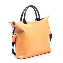Load image into Gallery viewer, Leather Zip Top Tote - Totes Made in USA | Made By Alex