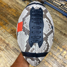 Load image into Gallery viewer, Python Leather Football - Embossed Python Football - Athletics Made in USA | Made By Alex