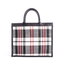 Load image into Gallery viewer, Woven Leather Box Tote - Totes Made in USA | Made By Alex