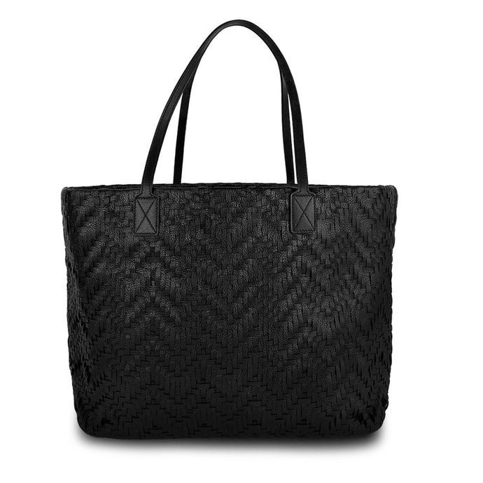 Woven Leather Carry All Tote - Woven (Totes) - Totes Made in USA | Made By Alex