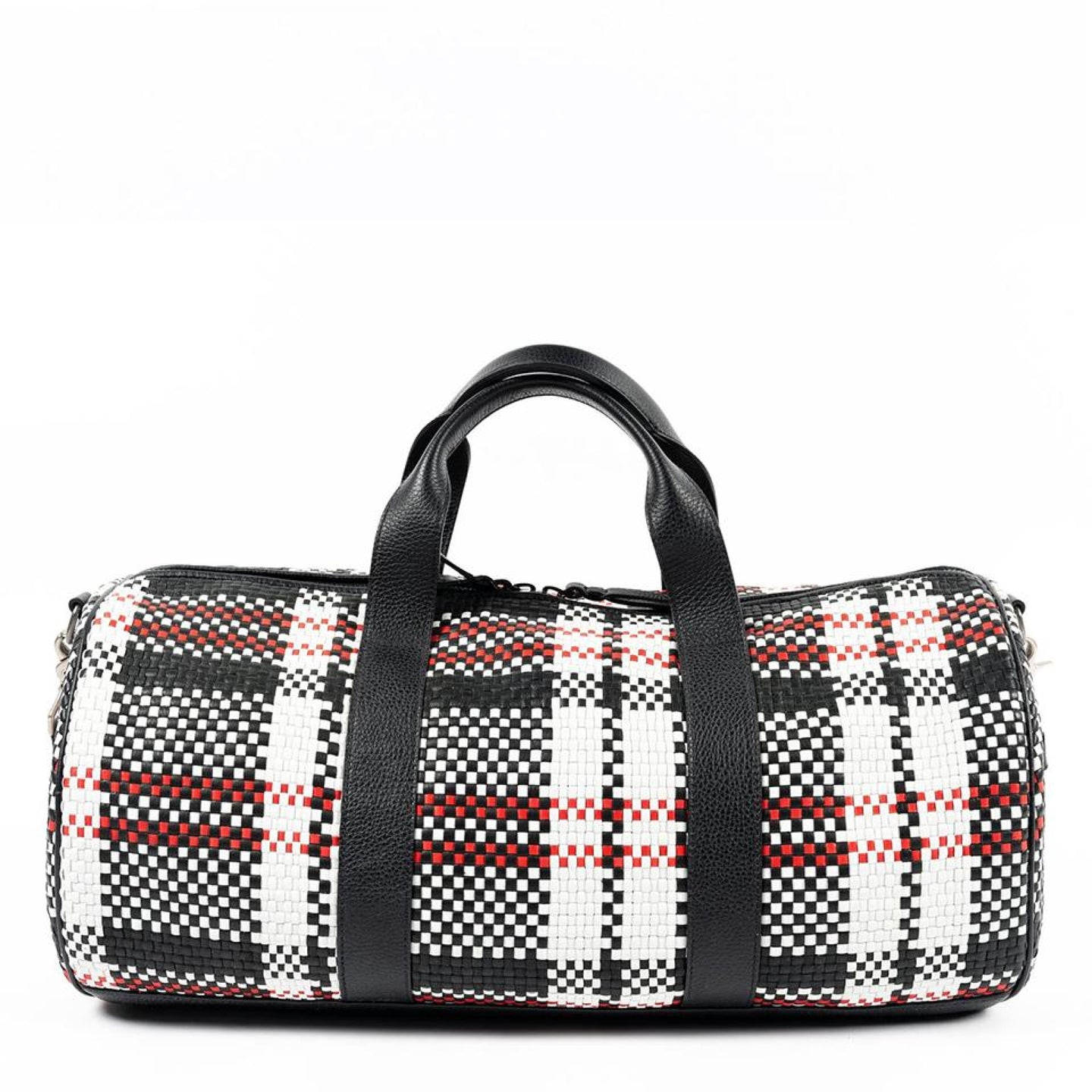 Woven Leather Gym Bag - Weekender and Duffle bags Made in USA | Made By Alex