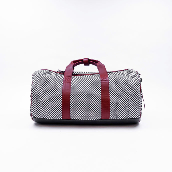 Woven Leather Gym Bag - Weekender and Duffle bags Made in USA | Made By Alex