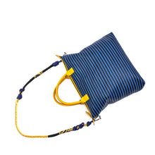 Load image into Gallery viewer, Woven Leather Zip Top Tote - Totes Made in USA | Made By Alex