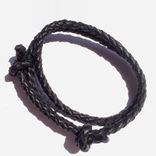 Load image into Gallery viewer, Braided Rope Bracelet - Black (bracelet) - Accessories Made in USA | Made By Alex