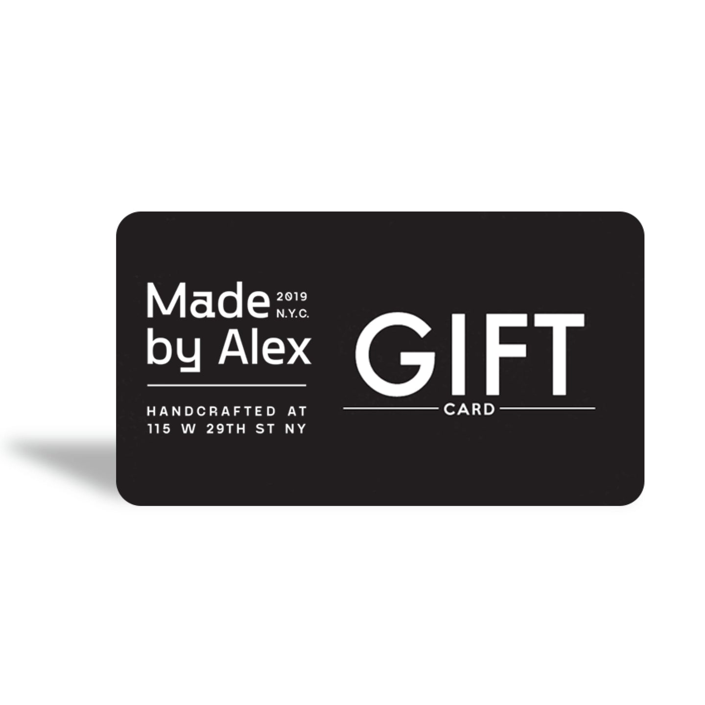 Digital Gift Card - Gift Card Made in USA | Made By Alex