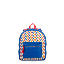 Load image into Gallery viewer, Mini Backpack - Royal Blue with Red Trim (Kids Backpack) - Backpack Made in USA | Made By Alex